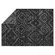 OVIALA - Tapis d'extérieur en polypropylène 120 x 170 cm noir - Kano - vignette