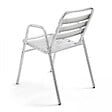 OVIALA - Table de jardin carrée en aluminium et 4 fauteuils - Nothing Hill - vignette