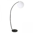OVIALA - Lampadaire arche polyéthylène noir - Blow - vignette