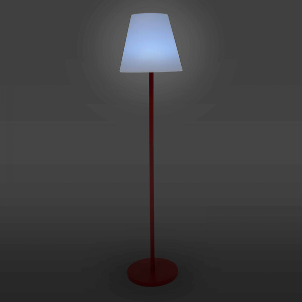 OVIALA - Lampadaire en acier rouge - Bell - large