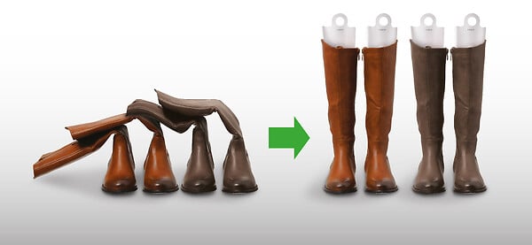 AFGFRANCE - Lot de 4 embouchoirs pour bottes - large