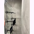 FRANDIS - Séchoir de porte pliable acier 3 niveaux 6.5m - vignette