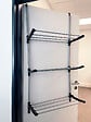 FRANDIS - Séchoir de porte pliable acier 3 niveaux 6.5m - vignette