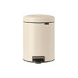 BRABANTIA - NewIcon Poubelle à Pédale, 5L - Soft Beige - vignette