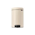 BRABANTIA - NewIcon Poubelle à Pédale, 12L - Soft Beige - vignette