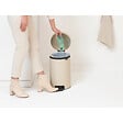 BRABANTIA - NewIcon Poubelle à Pédale, 12L - Soft Beige - vignette