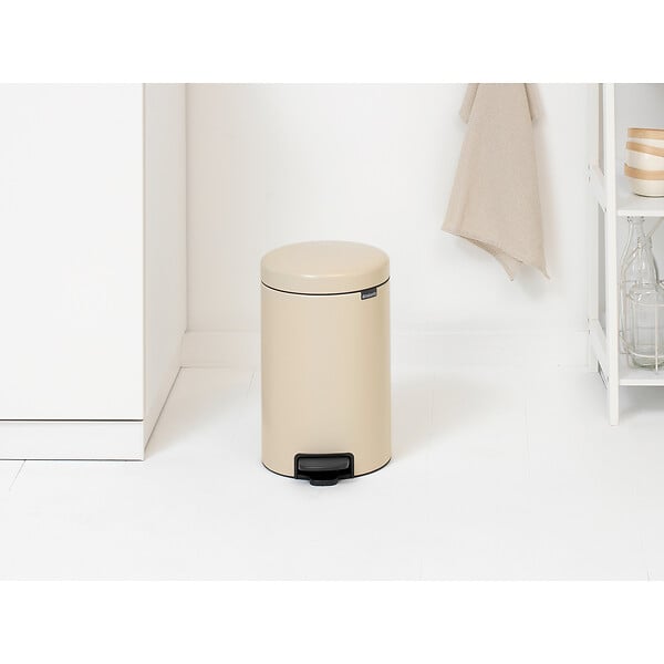 BRABANTIA - NewIcon Poubelle à Pédale, 12L - Soft Beige - large
