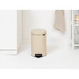 BRABANTIA - NewIcon Poubelle à Pédale, 12L - Soft Beige - vignette