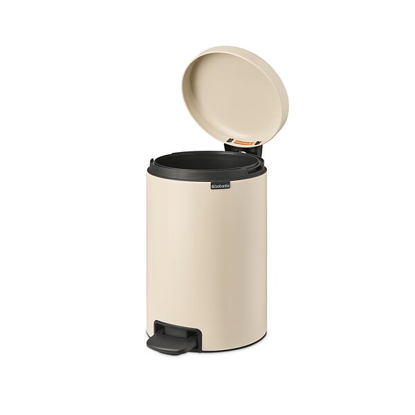 BRABANTIA - NewIcon Poubelle à Pédale, 12L - Soft Beige - large