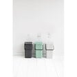 BRABANTIA - Poubelle Sort & Go, 12L - Jade Green - vignette