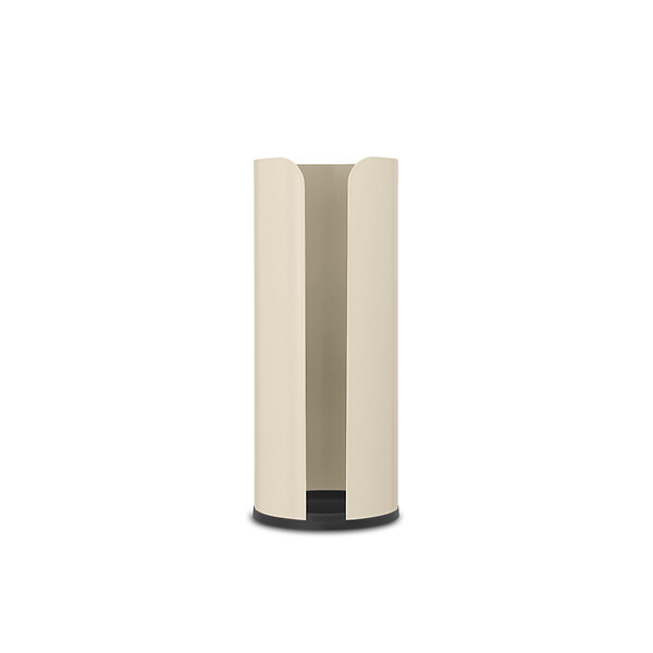 BRABANTIA - Distributeur de papier acier ReNew Soft Beige 3 rouleaux - large