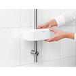 BRABANTIA - Serviteur de douche plastique ReNew Blanc 2 kg - vignette
