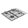 BEKO - Table De Cuisson Gaz 60cm 4 Feux Blanc - HIGG64123SW - vignette