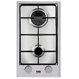 BEKO - domino gaz 30cm 2 feux inox - HDCG32220FX - vignette
