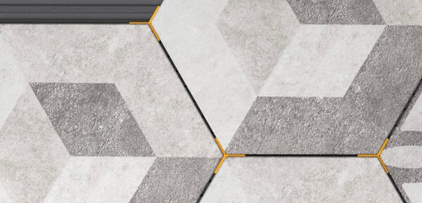 PAVILIFT - Sachet 250 croisillons en Y 2 mm pour la pose de carreaux exagonaux - large