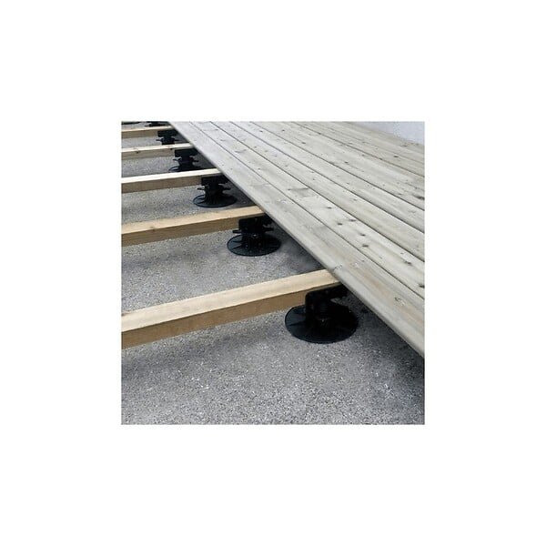 VERINDAL - Plot pour terrasse bois réglable - 40 à 50 mm - VERINDAL Carton de 50 - large
