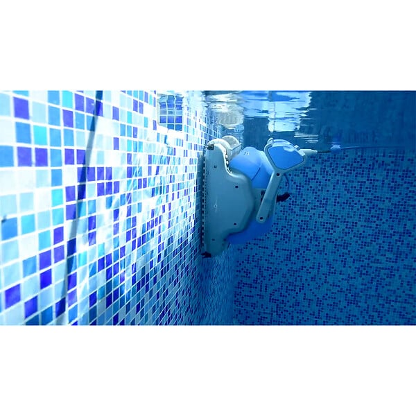 DOLPHIN - robot electrique de piscine fond, parois et ligne d'eau avec chariot - ms4 - large