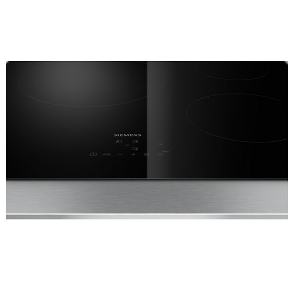 SIEMENS - Table De Cuisson Vitrocéramique 60cm 3 Feux 5700w Noir - ET61RBKB8E - large