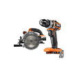 AEG - Pack AEG Perceuse à  percussion - Scie circulaire - 18 V - Subcompact - Brushless - vignette