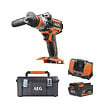 AEG - Pack AEG 18V - Perceuse percussion Brushless 75 Nm - Batterie 4.0 Ah - Chargeur - Caisse de rangement - vignette