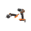 AEG - Pack AEG Perceuse à  percussion - Mini scie multi-matériaux - 18 V - Subcompact - Brushless - vignette