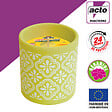ACTO - Bougie anti-moustiques décorative - Terre cuite - Vert - 24h - vignette