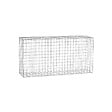 EASY CLOTURE - Gabion acier galvanisé L120 x H60 x Pr.30 cm tirants et crampons inclus - vignette