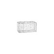 EASY CLOTURE - Gabion acier galvanisé L60 x H30 x Pr.30 cm tirants et crampons inclus - vignette