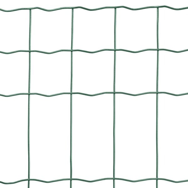 EASY CLOTURE - Grillage soudé en rouleau H1m20 x L25m fil 2.5mm maille 100x50 mm Vert - large