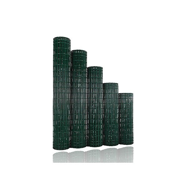 EASY CLOTURE - Grillage soudé en rouleau H2m00 x L25m fil 2.5mm maille 100x50 mm Vert - large