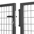EASY CLOTURE - Portail grillagé maille 100x50 - Largeur 3 mètres - Square Gate - vignette
