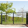 EASY CLOTURE - Portail grillagé maille 100x50 - Largeur 3 mètres - Square Gate - vignette
