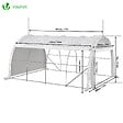 VOUNOT - Serre de jardin Toute Saison 12m2 avec portes laterales - vignette