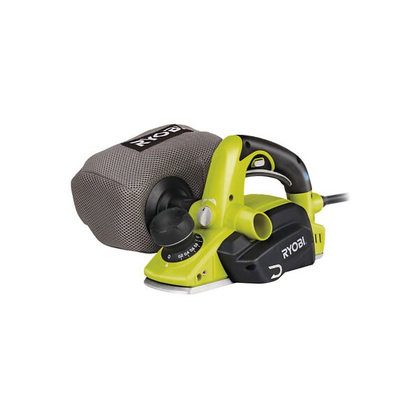 RYOBI - Pack RYOBI Rabot électrique EPN6082CHG - 600W - 82mm - Jeu de 2 fers jetables carbure - PB82A2 - large