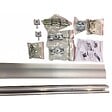 SECURY-T - Rail porte coulissante avec cache et accessoires - 2M - en Aluminium - vignette