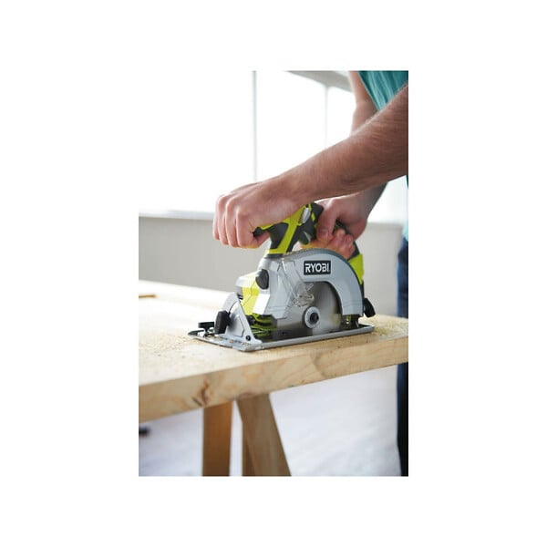 RYOBI - Pack RYOBI - Scie circulaire RWSL1801M - 18V One+ - diamètre 150 mm sans batterie ni chargeur - Lame ultra fine CSB150A1 - large