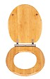 WENKO - Abattant WC bambou Bambusa Fix-Clip Easy Close Marron clair - vignette