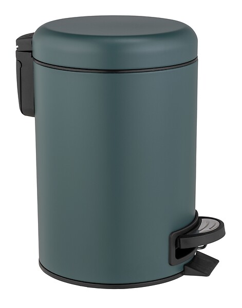 WENKO - Poubelle à pédale Leman - Vert sombre - 3 L - large