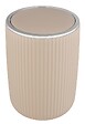 WENKO - Poubelle plastique - Agropoli L - Beige - 5,5L - vignette