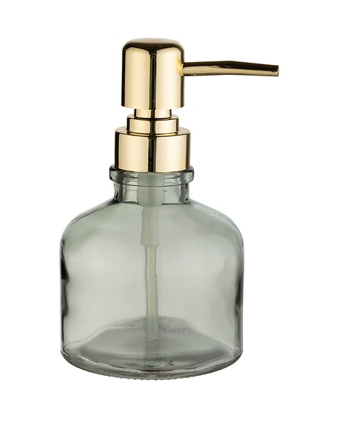 WENKO - Distributeur de savon Atessa - Verre - Menthe - 200 ml - large