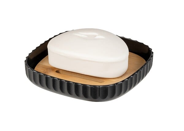 WENKO - Porte savon Rotello, noir - large