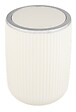 WENKO - Poubelle Agropoli S, blanc crème - vignette