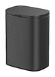 WENKO - Poubelle murale Sare 5l noir mat - vignette