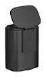 WENKO - Poubelle murale Sare 5l noir mat - vignette