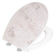 WENKO - Abattant Duroplast White Marble - Fermeture silencieuse - vignette