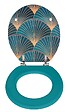 WENKO - Abattant WC MDF - Aira - Multicolore - 35,5 x 42,5cm - vignette