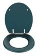 WENKO - Abattant WC - MDF - Prima - Vert sombre - Mat - Rétro - vignette