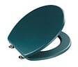 WENKO - Abattant WC - MDF - Prima - Vert sombre - Mat - Rétro - vignette