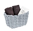 WENKO - Panier de rangement Tia S, gris - vignette