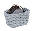 WENKO - Panier de rangement Tia S, gris - vignette